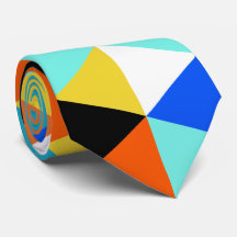 Abstraktes Triangle-Muster Neck Tie