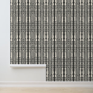 Abstraktes Tribal Geometric-Muster Tapete