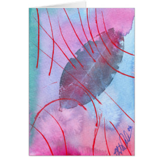 Abstraktes und empfindliches Herbstblatt