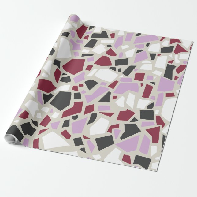 Abstraktes und modernes Design Geschenkpapier (Ungerollt)