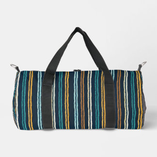 Abstraktes Vertikale Linien Muster Duffle Bag