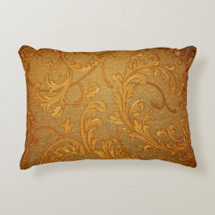 Abstraktes Vintages Blumenmuster Dekokissen