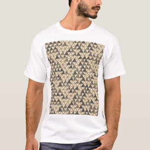 Abstraktes Vintages Dreieck-Muster. T-Shirt