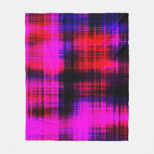 Abstraktes Vintages Muster Fleecedecke