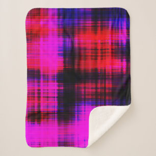 Abstraktes Vintages Muster Sherpadecke