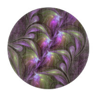 Abstraktes Violett Lila Khaki Fraktal