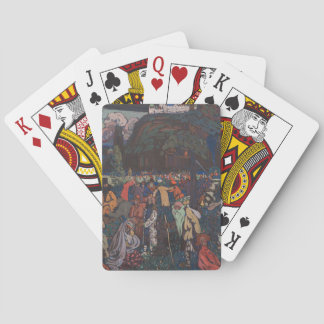 Abstraktes Vitalit, Wassily Kandinsky farbiges Leb Spielkarten