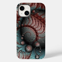Abstraktes Vivio Fantasy Fraktal Art Brown Blue