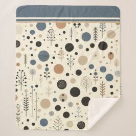 Abstraktes Wald Sherpadecke