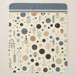 Abstraktes Wald Sherpadecke