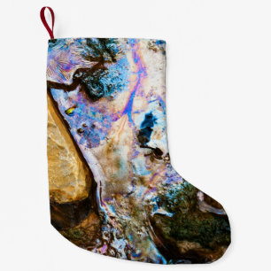 abstraktes Wasser Kleiner Weihnachtsstrumpf