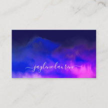 Abstraktes Wasser Midnight Blue Lila