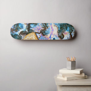 abstraktes Wasser Skateboard
