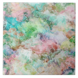Abstraktes Wasserfarbe-Grunge-Muster Ozean Fliese