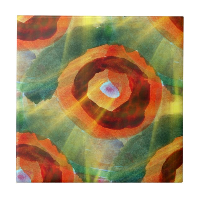 abstraktes Wassergrün der Kunstbeschaffenheit, Fliese (Vorderseite)