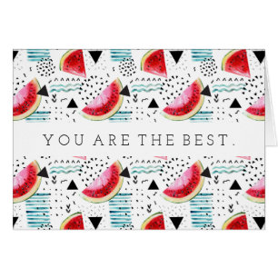 Abstraktes Wassermelone-Muster