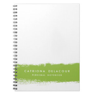Abstraktes Watercolor Splash Personalisiertes Note Notizblock