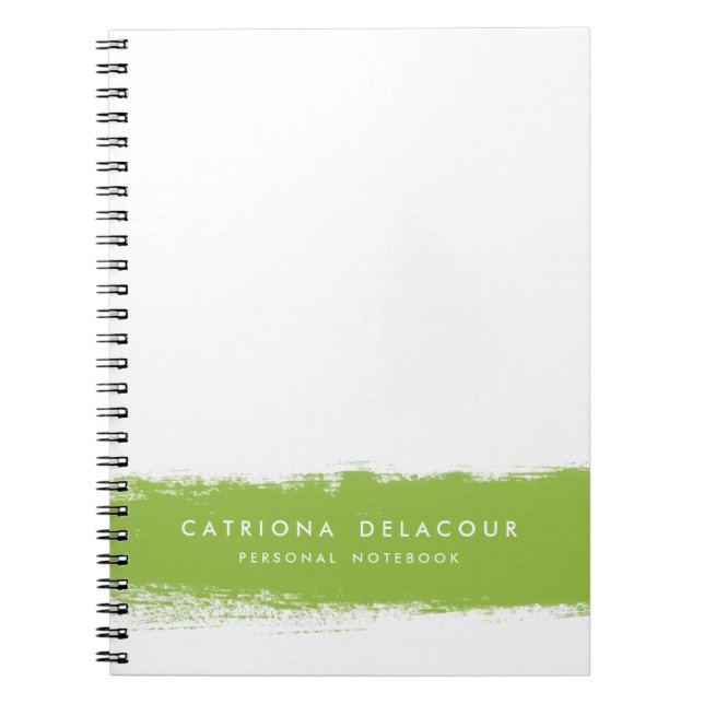 Abstraktes Watercolor Splash Personalisiertes Note Notizblock (Vorderseite)