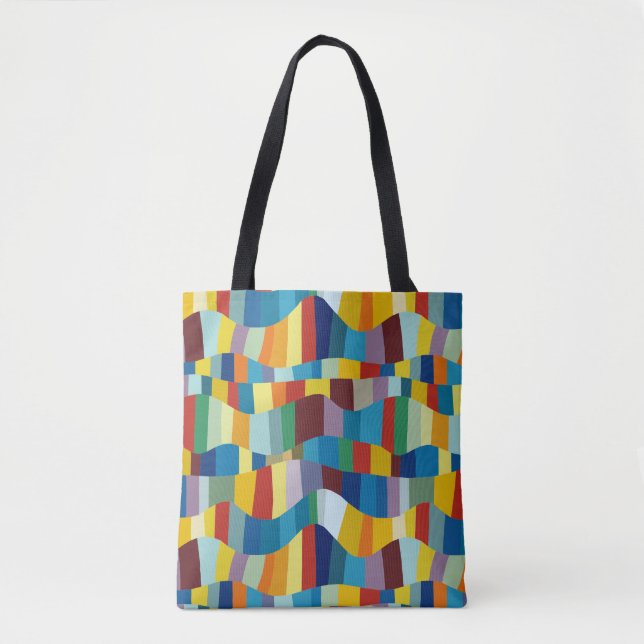 Abstraktes Wavy Color Patchwork 291020 (Vorderseite)