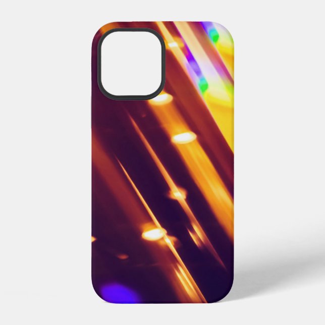 Abstraktes Weihnachten Goldene Funken oder Glitter iPhone Hülle (Rückseite)
