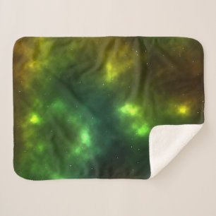 Abstraktes Weltraum-Sternbild-Design Sherpadecke