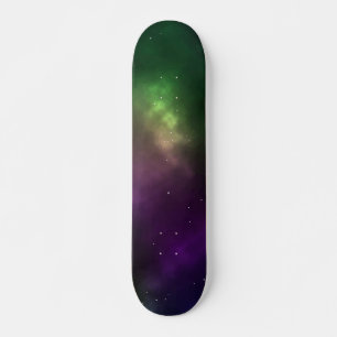 Abstraktes Weltraum-Sternbild-Design Skateboard