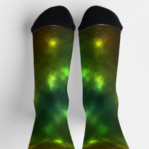 Abstraktes Weltraum-Sternbild-Design Socken