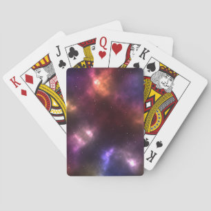 Abstraktes Weltraum-Sternbild-Design Spielkarten