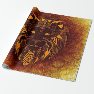 Abstraktes Wildtier Geschenkpapier
