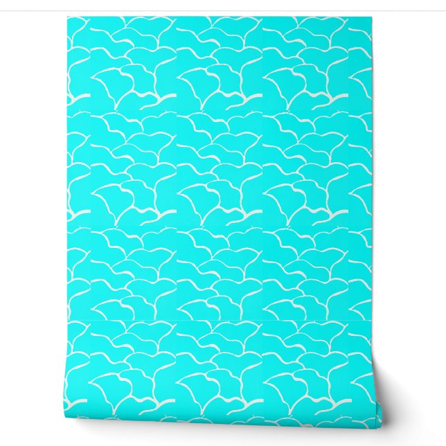 Abstraktes Wolkenbild als Tapete (Abrollen)