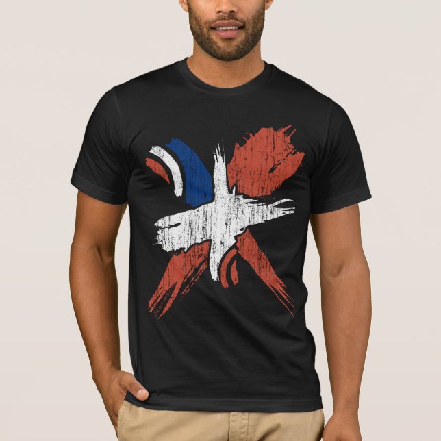 Abstraktes X (Vintag) T-Shirt (Vorderseite)