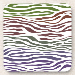 Abstraktes Zebra Getränkeuntersetzer