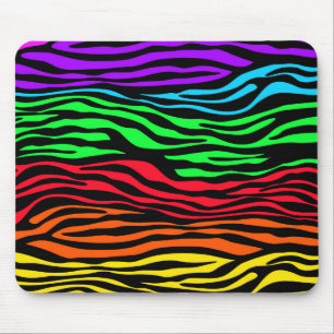 Abstraktes Zebra Mousepad