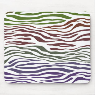 Abstraktes Zebra Mousepad