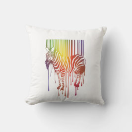 abstraktes Zebrakissen Kissen