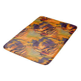 Abstraktes zeichnend Mosaik, rustikales verbrannte Badematte