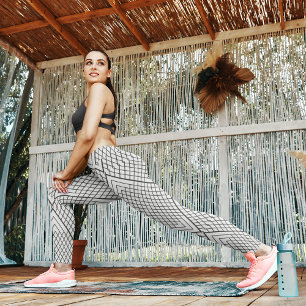 Abstraktes Zeilendreieck Leggings