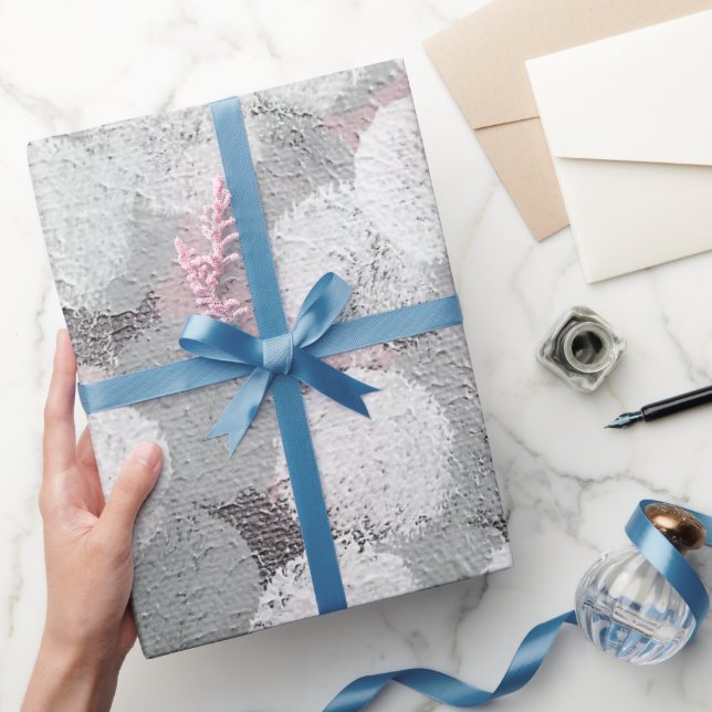 abstraktes, zeitgenössisches Farbmuster Geschenkpapier (Schenken)