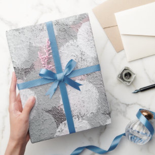 abstraktes zeitgenössisches Kreisfarbenmuster Geschenkpapier