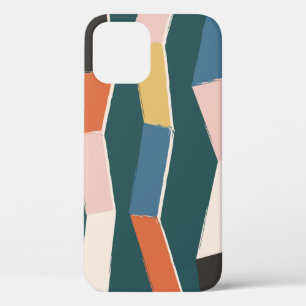 Abstraktes Zickzack-nahtloses Muster, handgemalt Case-Mate iPhone Hülle