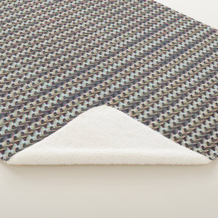 Abstraktes Zickzack-Texturmuster-Design 1311 Sherpadecke