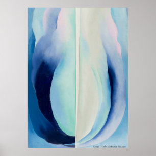 Abstraktion Blau von Georgia O'Keeffe Poster