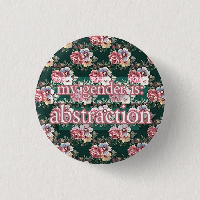 Abstraktion Button (Vorderseite)