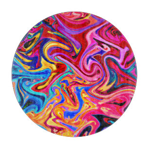 Abstraktion für Visuelle Auswirkungen Schneidebrett