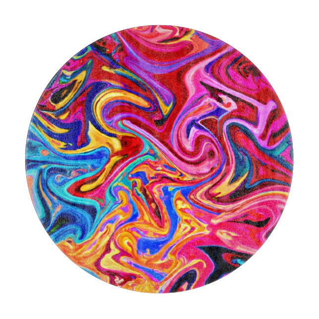 Abstraktion für Visuelle Auswirkungen Schneidebrett (Vorderseite)