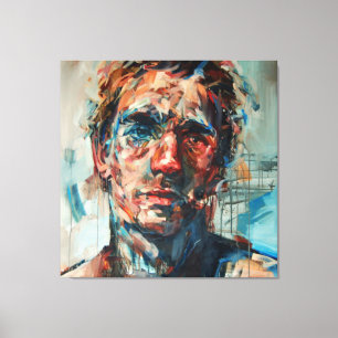 Abstraktion, Portrait, Ölmalerei, Mädchenmalerei Leinwanddruck