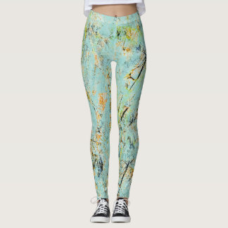 Abstraktionen am Ozean Leggings