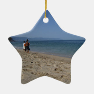 Abstreicheisen warteten eine Welle Keramik Ornament