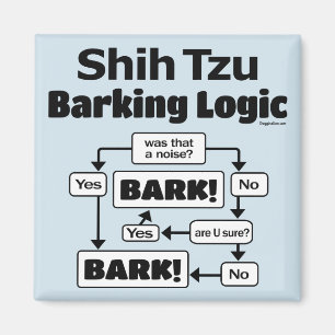 Abstreifenlogik Shih-Tzu Magnet