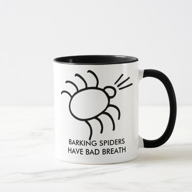 Abstreifenspinne, ABSTREIFENspinnen HABEN Tasse (Rechts)